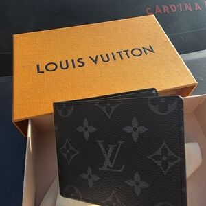 Louis Vuitton Monogram Black Card Holder
